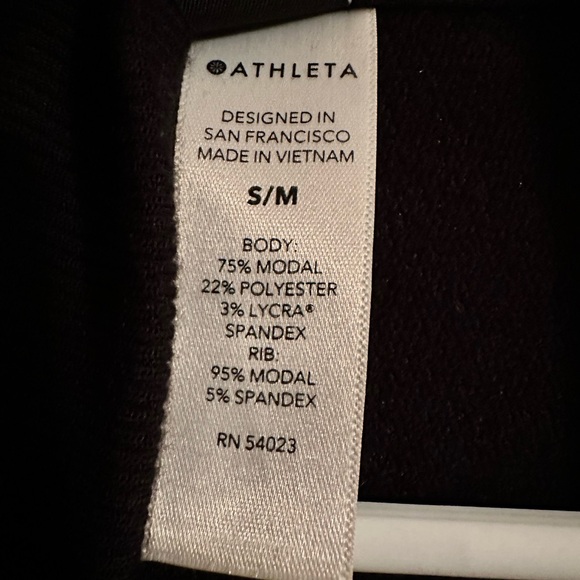 Athleta Ethereal Cocoon Wrap Cardigan S / M Pockets 980125 - Picture 5 of 5
